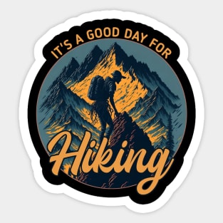 Hiking colorful Sticker